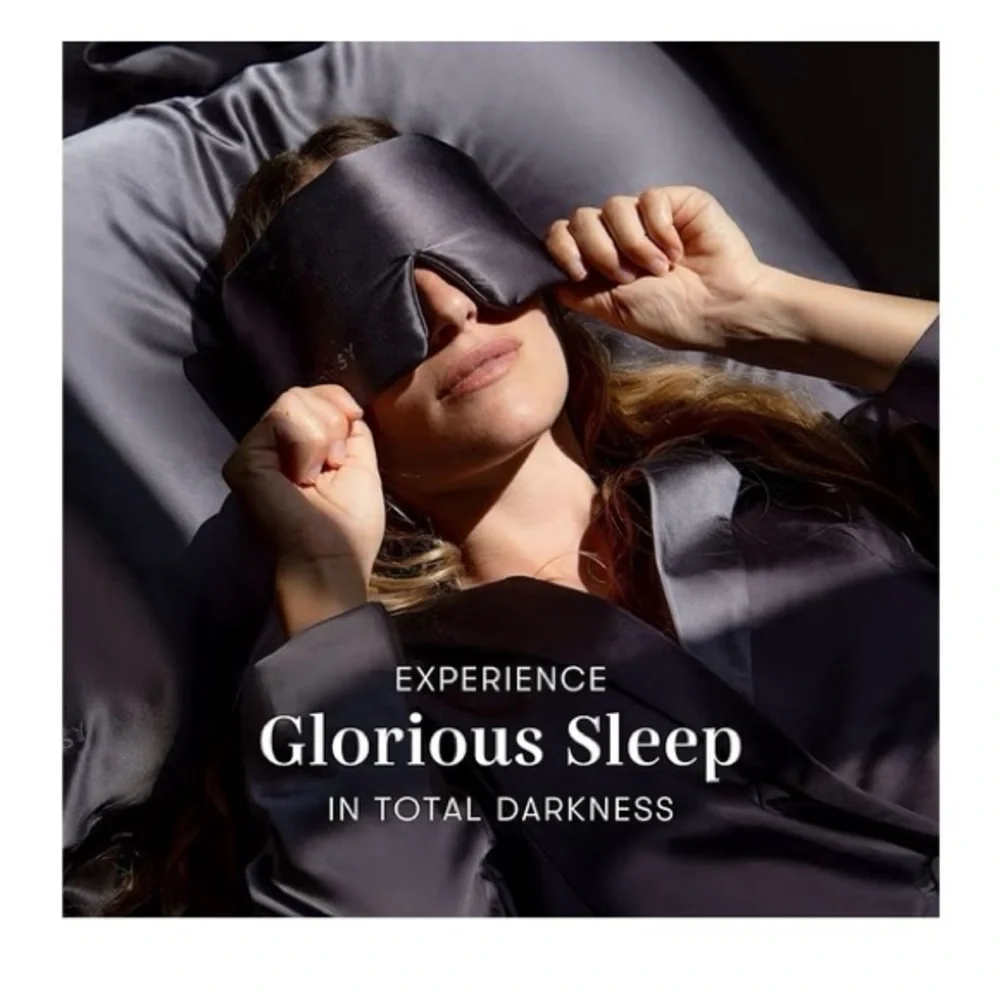 Drowsy Silk Sleep Mask - Moonlight Shadow